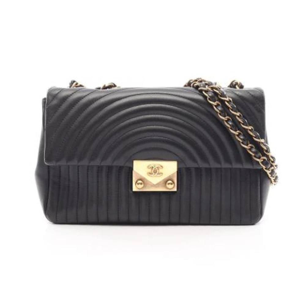 Chanel Vintage Pre-owned Vintage Skuldertaske - Vintage - Dame - Sort - ONE SIZE - Uld