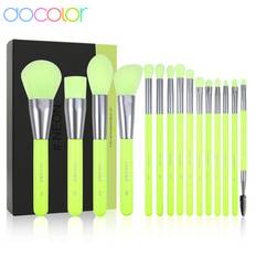 Docolor 15 st Makeup Brush Set Multifunction Blending Brush Foundation Eyeliner Ögonfrans Ögonbryn Ögonskugga Penna Borstar Kosmetika Sminkverktyg 15pcs Makeup Brushes