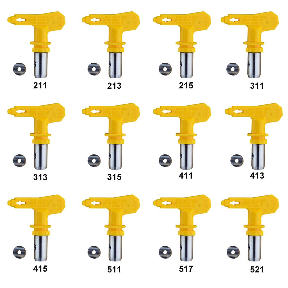 Colour Reversible Spray Gun Tips 211 317 413 515 Airless Nozzle for Airless Paint Sprayer
