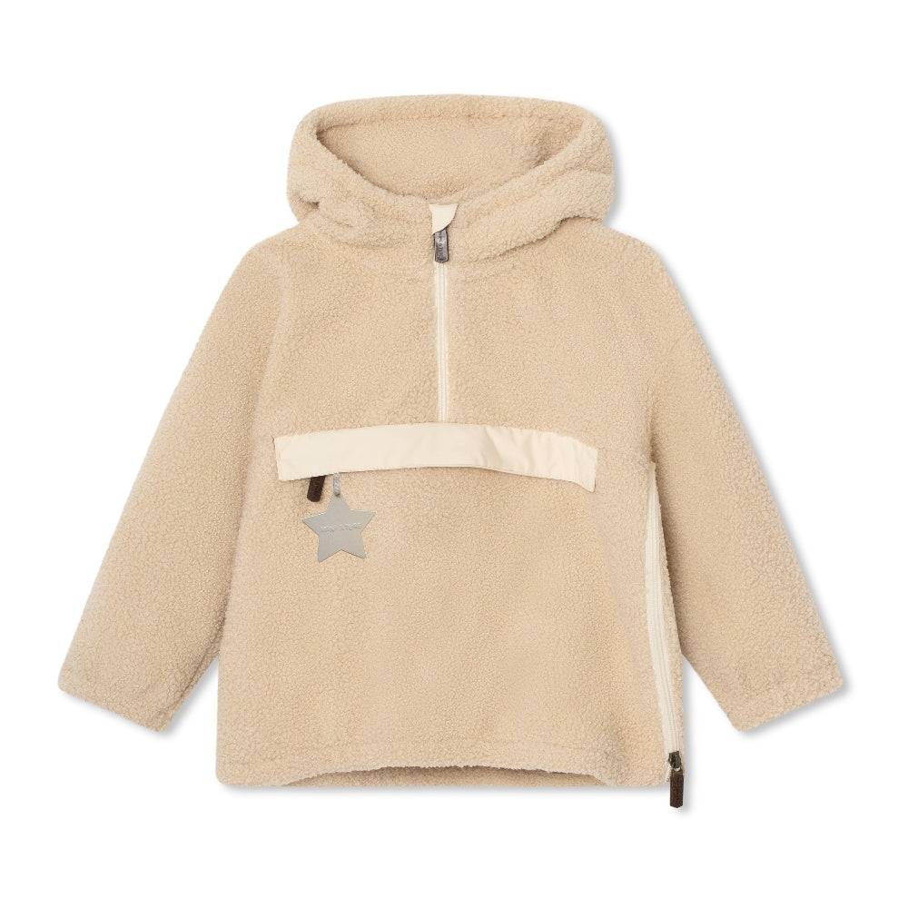MATARMAN sherpa anorak. GRS - 4y/104cm / Morel grey