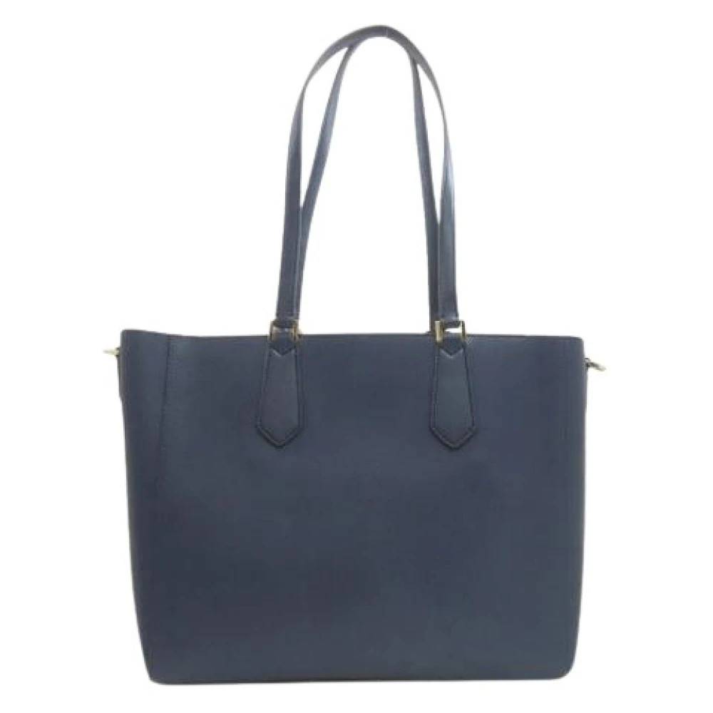 Michael Kors Pre-owned Pre-owned Tote bag - Vintage - Dame - Blå - ONE SIZE - Uld