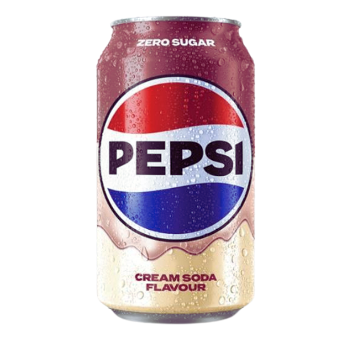 Pepsi Cream Soda (Sockerfri) USA 330ml - 1-pack