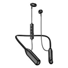 LAMA Bluetooth-sporthörlurar, Bluetooth 5.3 in-ear-hörlurar med hifi-stereo, 120 timmars speltid, IPX6-vattentäta magnetiska trådlösa hörlurar med mikrofon, löparhörlurar