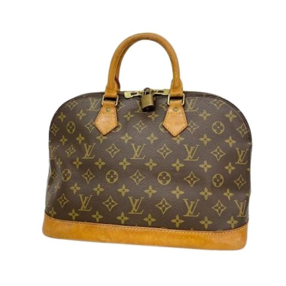 Louis Vuitton Vintage Pre-owned Vintage Canvas Håndtaske - Vintage - Dame - Brun - ONE SIZE - Læder