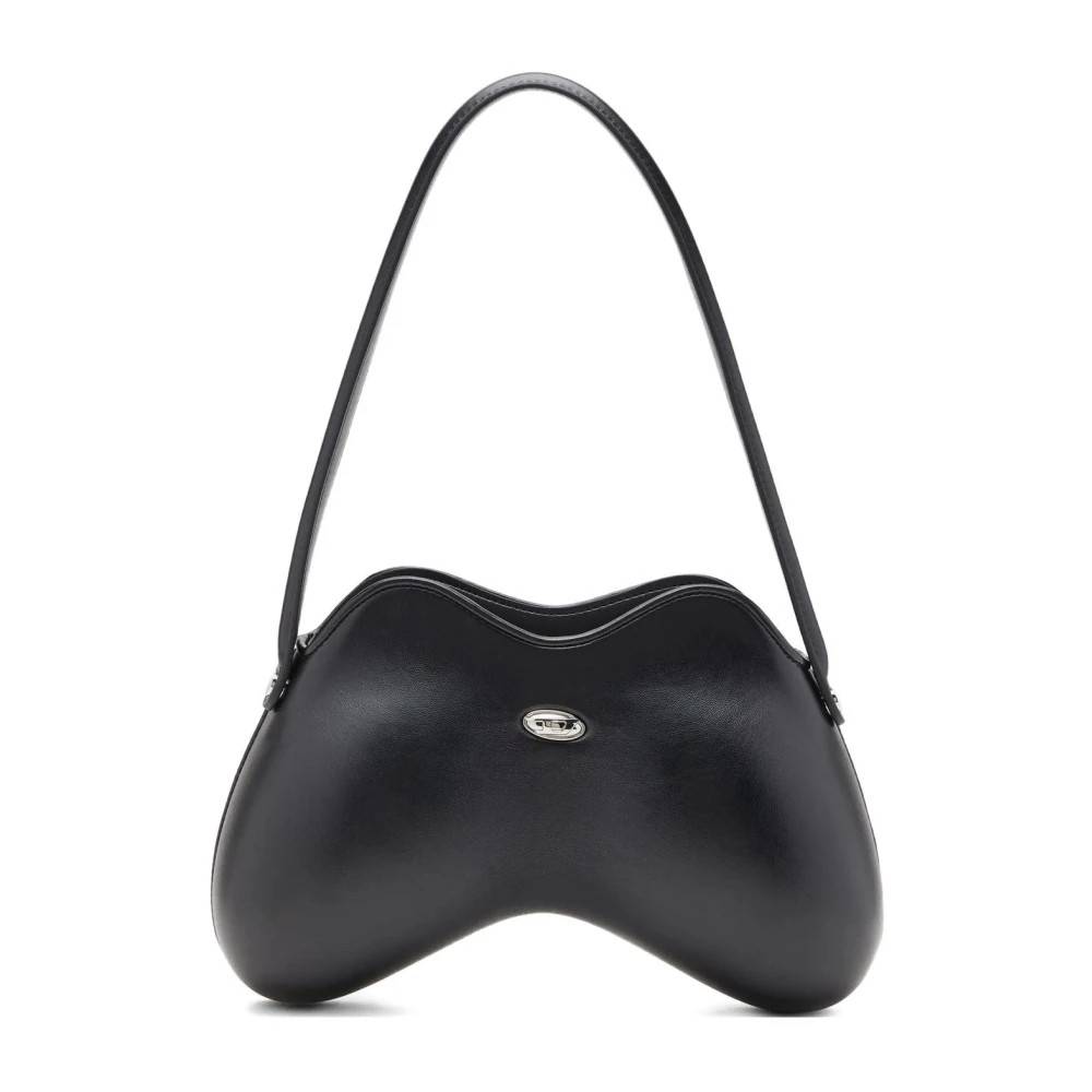 Diesel Skulpturel Skuldertaske - Tasker - Dame - Sort - ONE SIZE - Uld