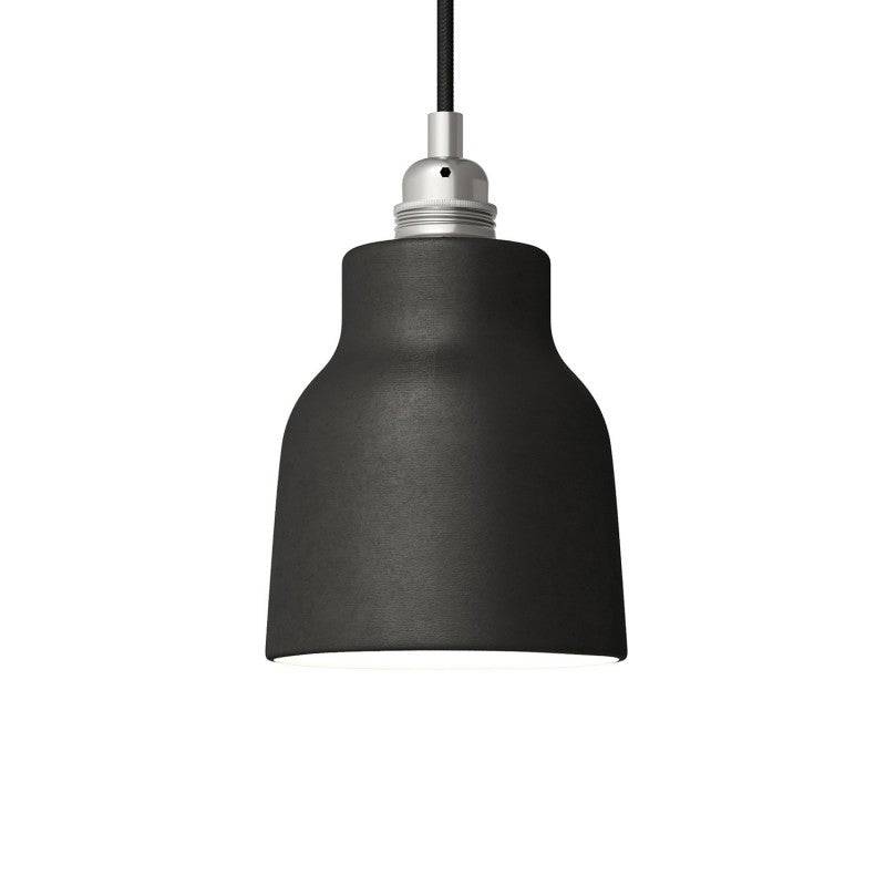Keramik lampeskærm Vase - Tavle sort