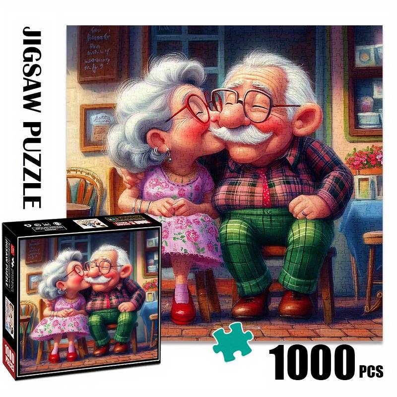 Kiss Paper Puzzle 1000pcs Large Jigsaw Toy Exquisite Game Gift Family Interactive Game Holiday Present
