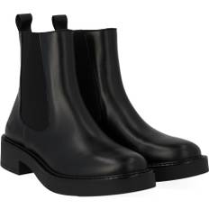 ANGULUS Minimalistisk Chelsea Støvle med ch Kvinde 1604/001 Black/black Chelsea Boots Str 41 - hos Magasin
