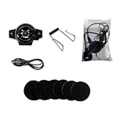 PPcdfre Motorcykelhjälm Headset Bluetooth5.0 Intercom Headset Cykling Ring Handsfree Vattentätt Headset