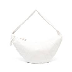 LEMAIRE - Croissant axelväska i läder - unisex - bomull/lammskinn - one size - Vit