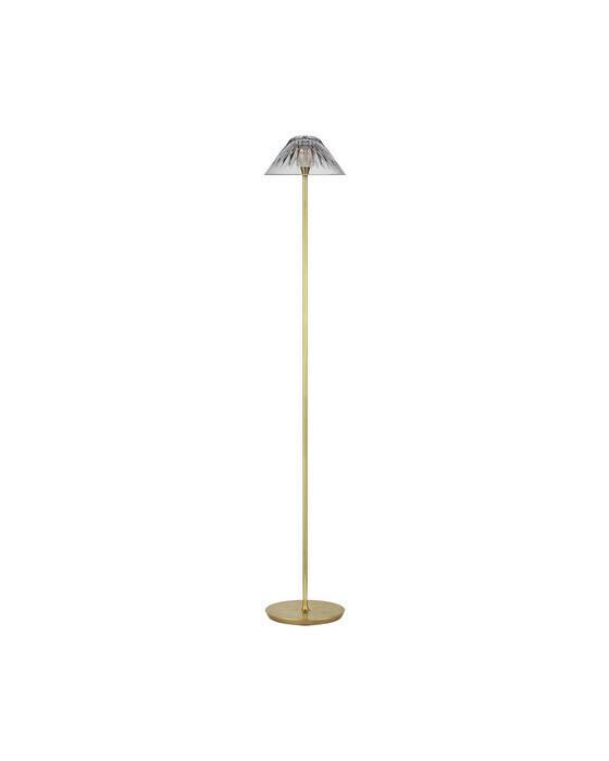 Blaze 55" Floor Lamp Natural Brass