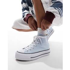 Converse – Chuck Taylor All Stars Lift – Ljusblå sneakers med tjock sula