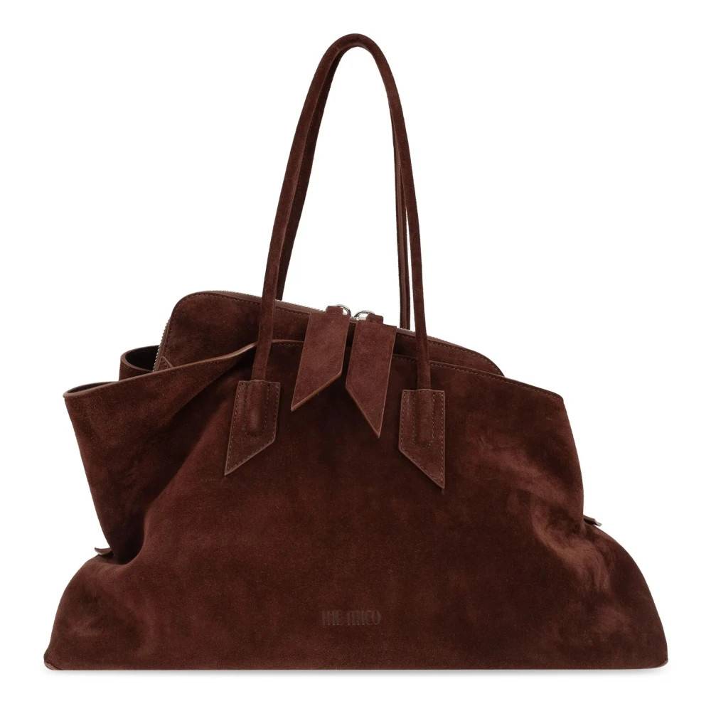 The Attico La Passeggiata Medium Top Handle Bag - Tasker - Dame - Brun - ONE SIZE - Uld