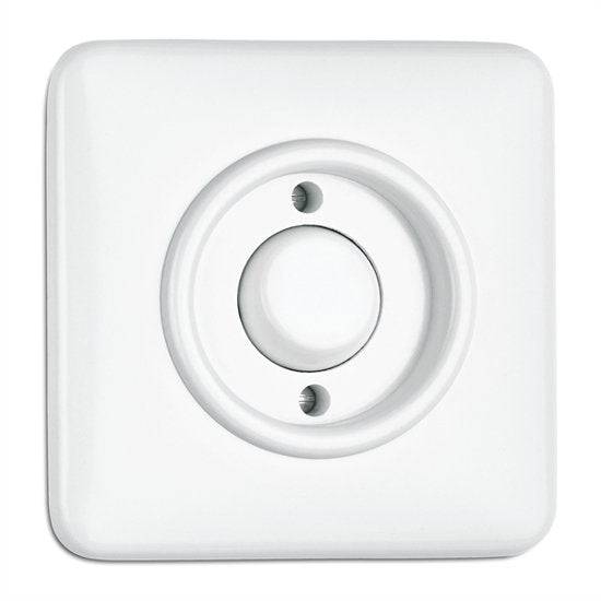 Dimmer kvadrat vit duroplast - THPG infällt
