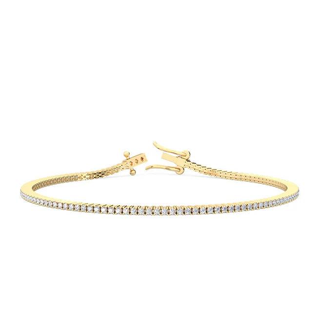 Mini tennisarmbånd - 14 karat guld 1,02 ct (BESTILLINGSVARE - 3 UGERS LEVERINGSTID)