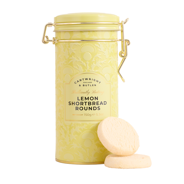 Cartwright & Butler Lemon shortbread tin 150g.