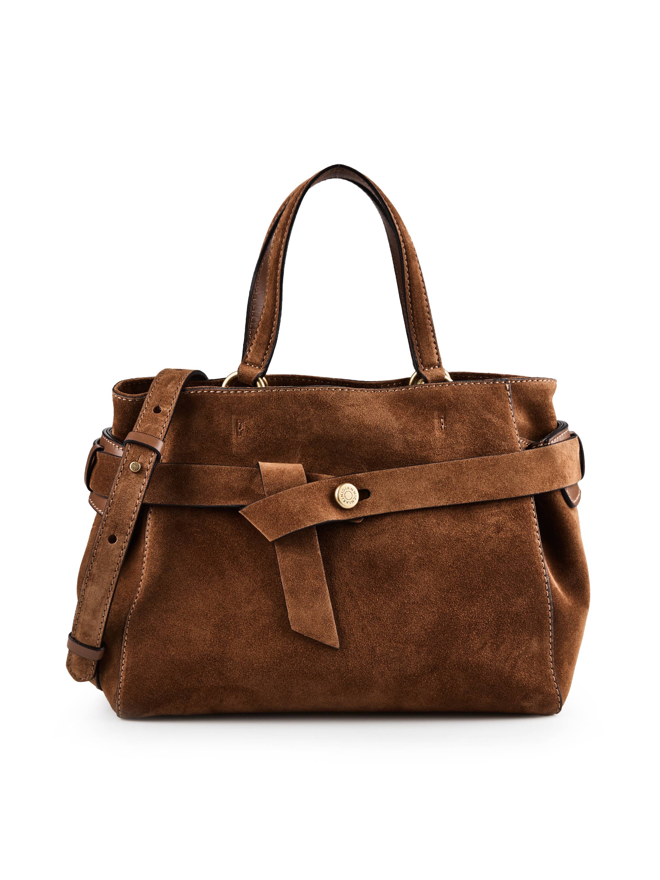Gianni Chiarini Miranda Håndtaske Læder 31 cm  Brun