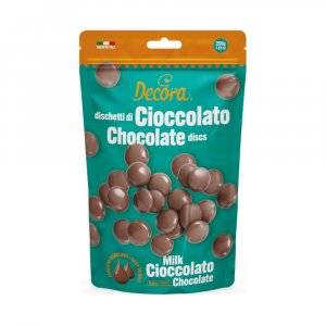Chocolate Discs - Mjölkchoklad 32% kakao - Decora - 250 g