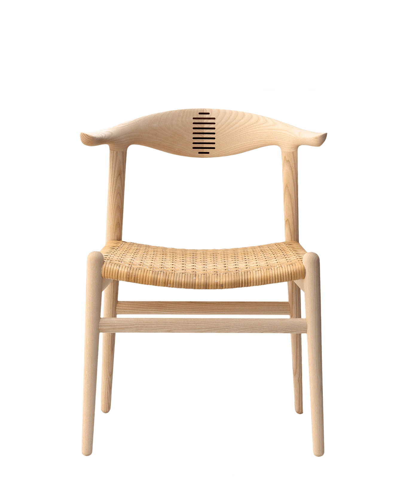 PP505 Kohornstolen af Hans J. Wegner Sæde i sjener / Eg / Sæbebehandlet - Jacobsen Plus