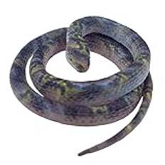 Vllold Rubber Snake Toy, Rubber Snakes Realistic | Långa gummiormar realistiska | 70 cm leksaksorm som ser äkta ut, busleksaker, festfavoriter för barn