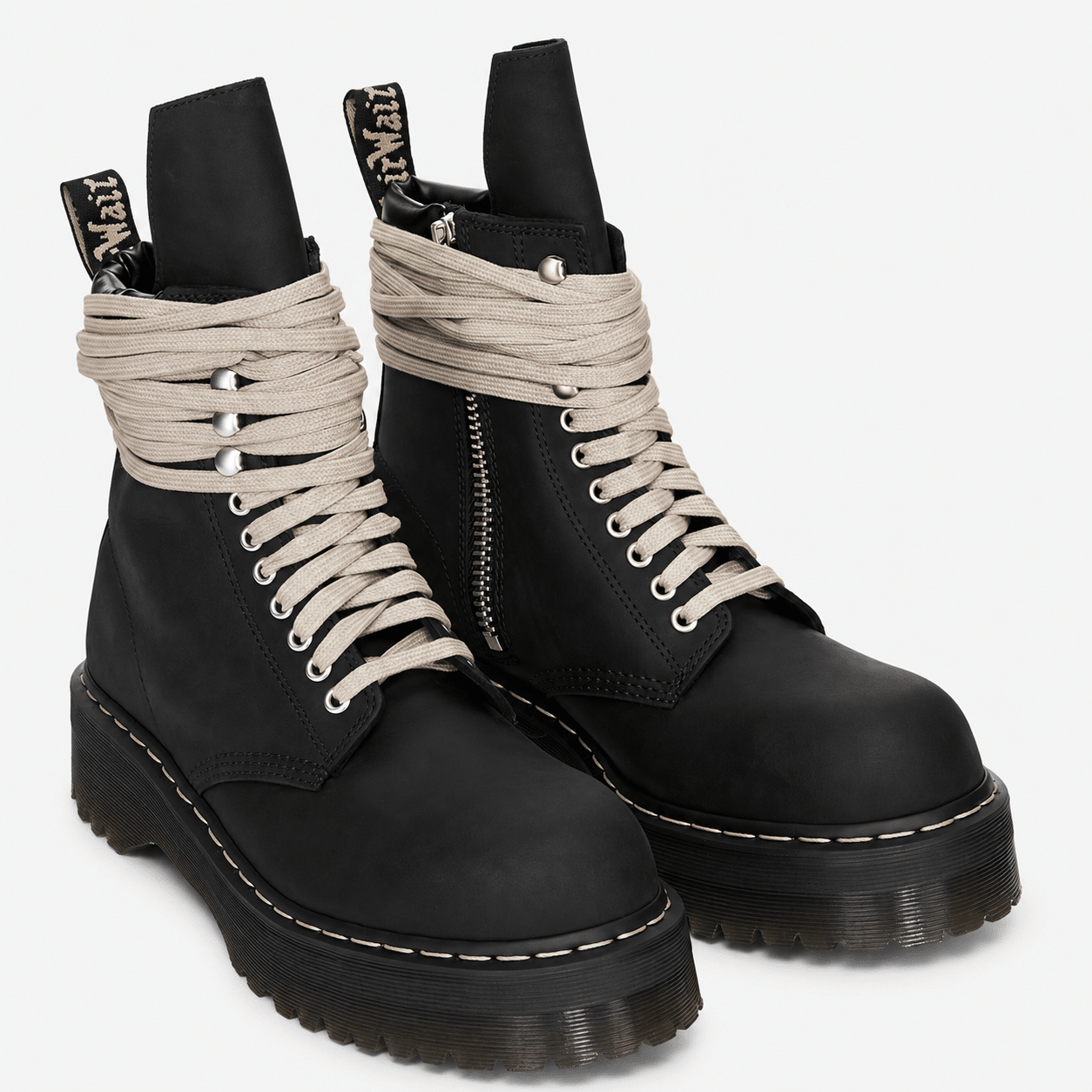 Dr. Martens Quad Sole Steel Toe Boots - UK 6.5 / US 7.5 / Black (UK 6.5 / US 7.5)