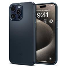 Beskyttelsescover til iPhone 15 Pro Max Thin Fit, sort metal