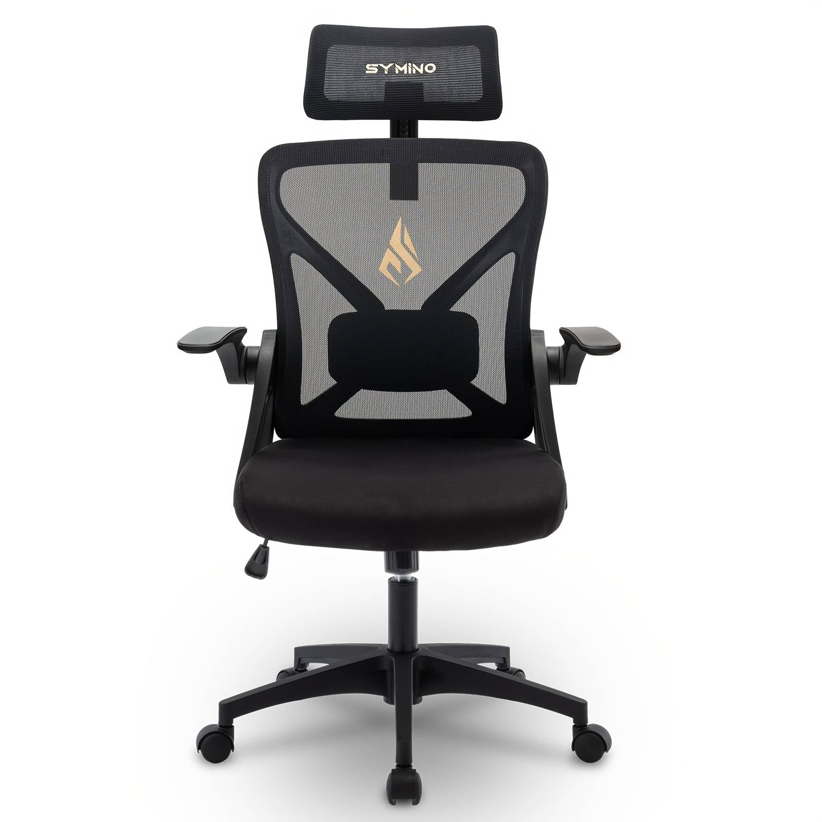 TEMU Ergonomic Office Chair, Home Desk Chair, High Back Mesh Chair With Adjustable Seat Depth, Computer Chair With Lumbar Support