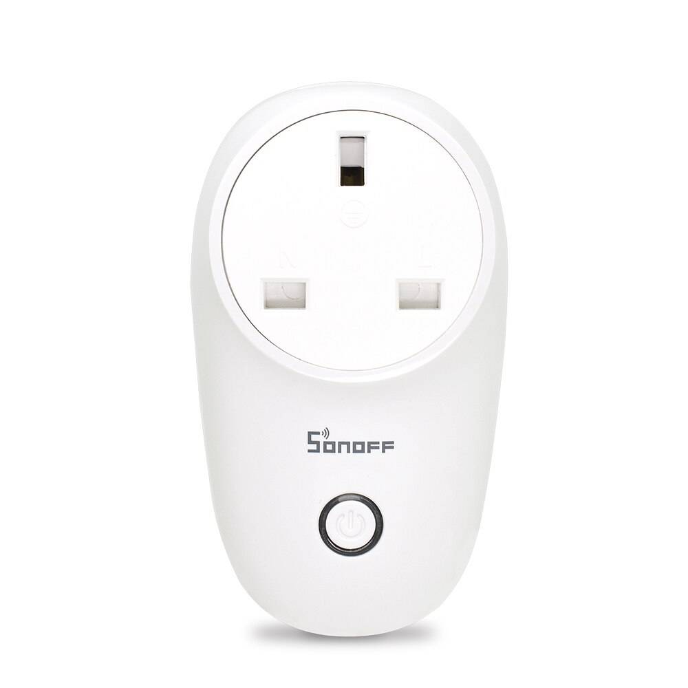 Sonoff s26 eu eu-e/eu-f/uk/au /us 220v 10a smart plug wifi eluttag timer uttag fjärrkontroll alexa google home ifttt kompatibel - S26 uk