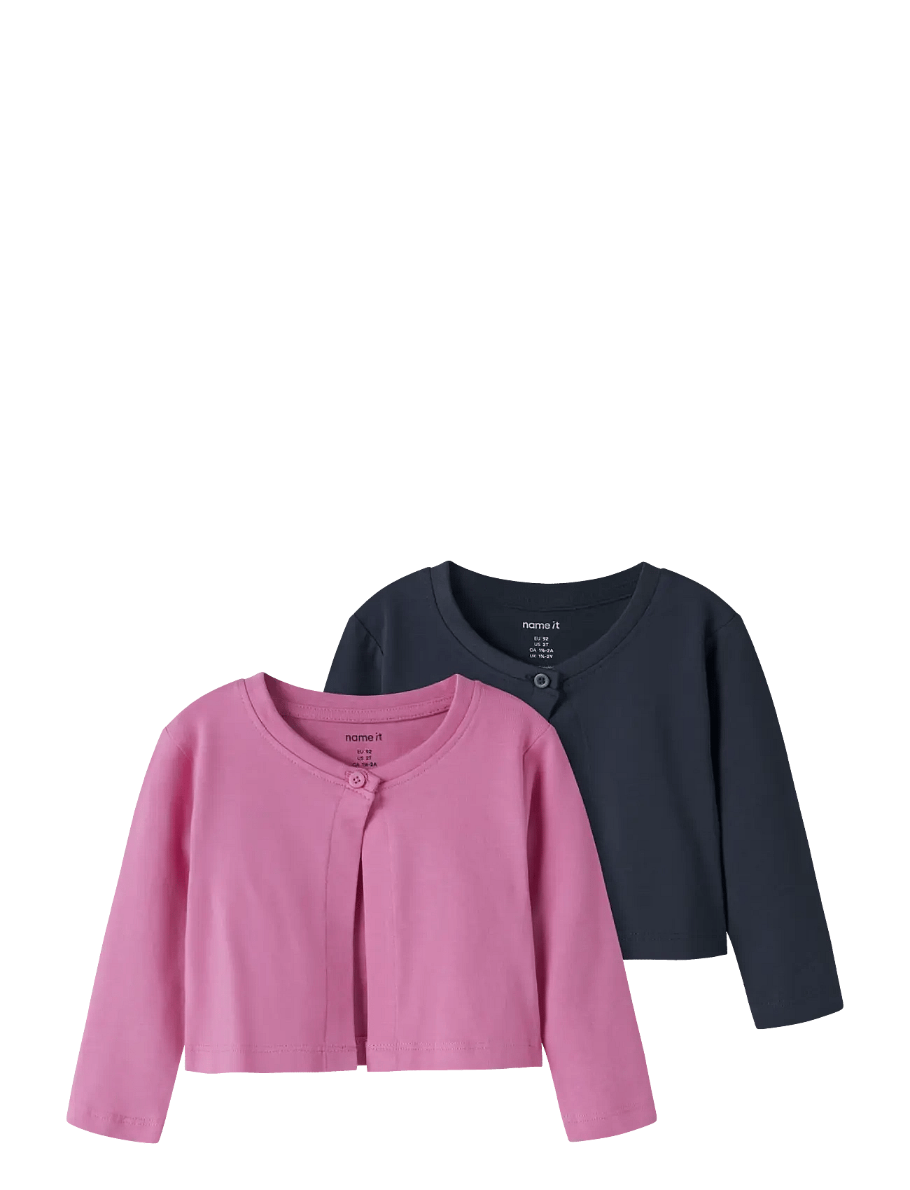 NAME IT Nmfvalbolo 2P 3/4 Bolero | Pink | 122-128