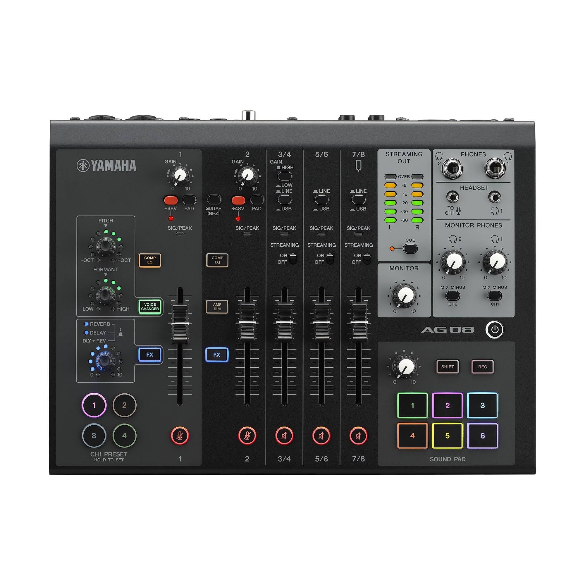 Yamaha AG08 All-in-One Streaming Station - Default Title