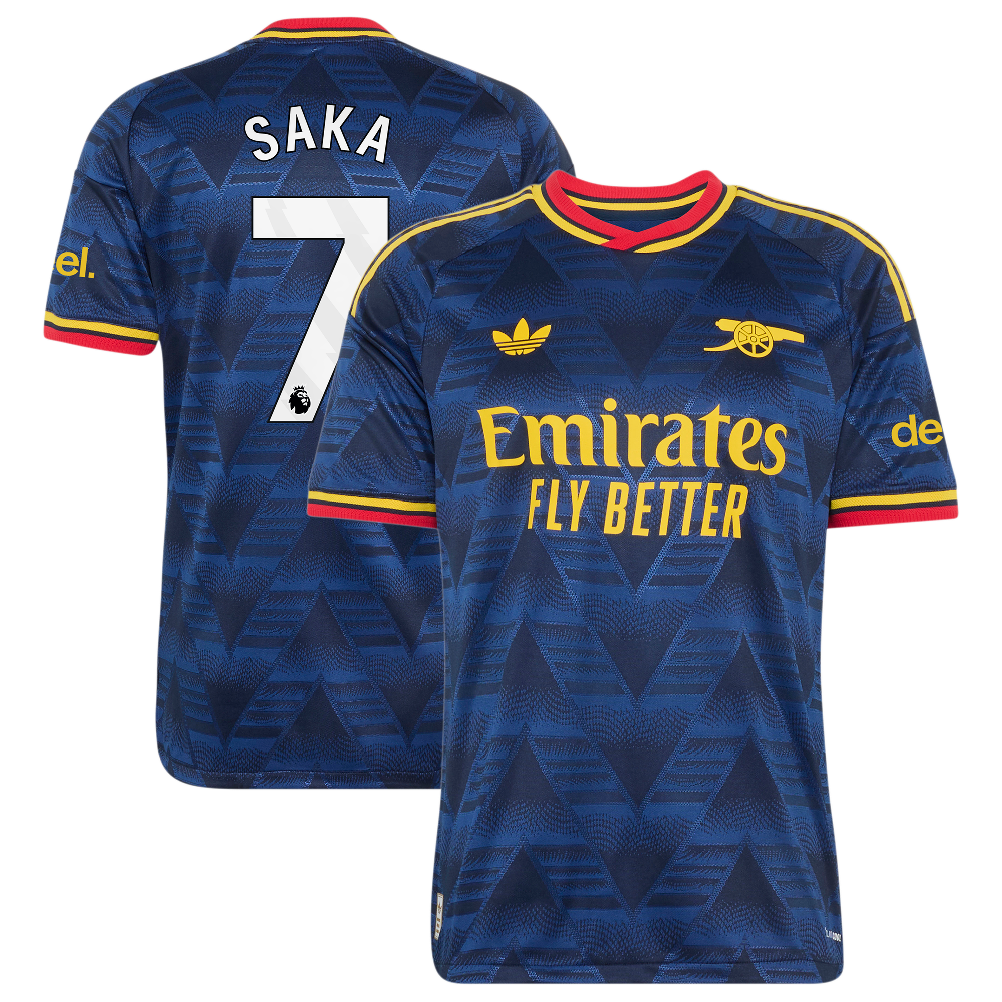 Arsenal adidas Away Authentic Shirt 2026-27 with Champions 26 printing