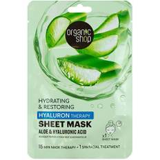 Organic Shop Hyaluron Sheet Mask - Aloe & Hyaluronic Acid - 1 stk