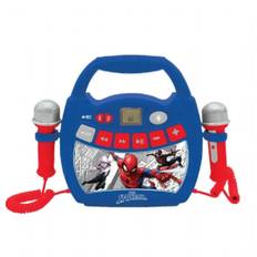 Spiderman Højtaler med Mikrofoner Marvel Karaoke maskine 91259
