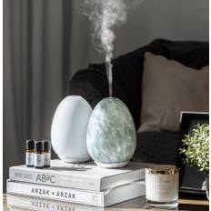 Aroma Diffuser & 3 Doftoljor | Paketpris - Grå och vit