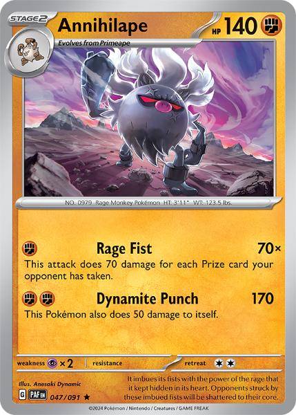 SV4.5 - Paldean Fates - 047/091 - Annihilape - Rare Reverse