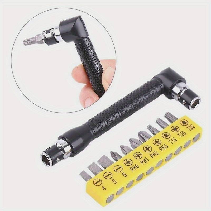 1Set L Shaped Double Head Utility Mini Socket Wrench 1 4 6 35mm Screwdriver Bits Key Hand Tool Screwdriver Bit Drill Set