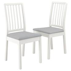IKEA - EKEDALEN stol, hvid/Orrsta lysegrå