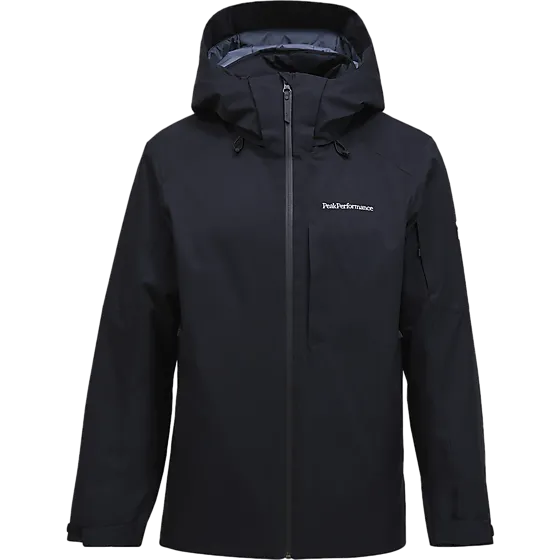 Peak Performance M Maroon Insulated Jacket Snowboardkläder Black - XL