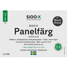 SiOO:X Panelfärg Träskydd 3L Black Stone - 07 Black Stone (3 L)
