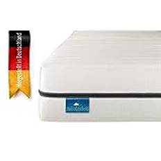 Madrasshjälte Wellness-madrass | Ergonomisk 7-zons kallskummadrass | Hårdhetsgrad 4 100–120 kg | Öko-Tex certifierad | Höjd 18 cm | 140 x 200 cm