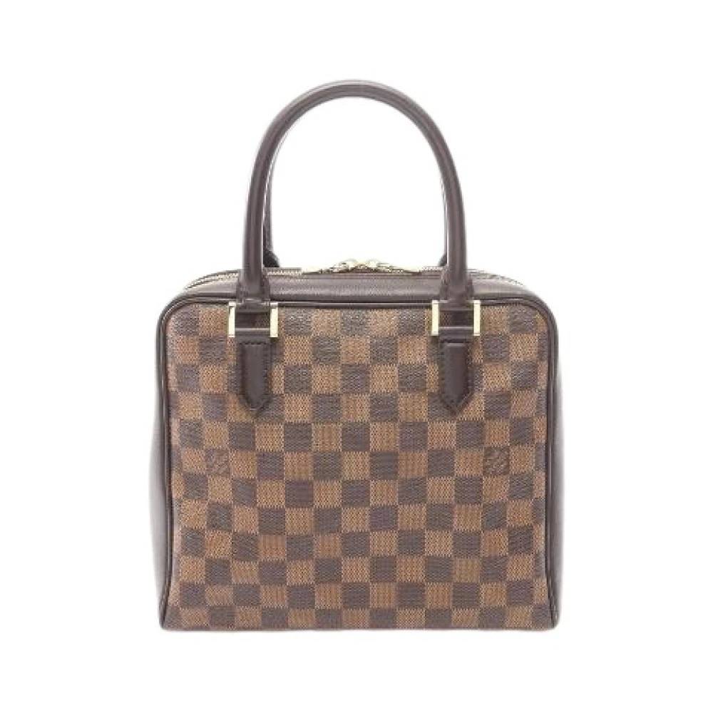 Louis Vuitton Vintage Pre-owned Brera Damier Ebene Håndtaske - Vintage - Dame - Brun - ONE SIZE - Uld