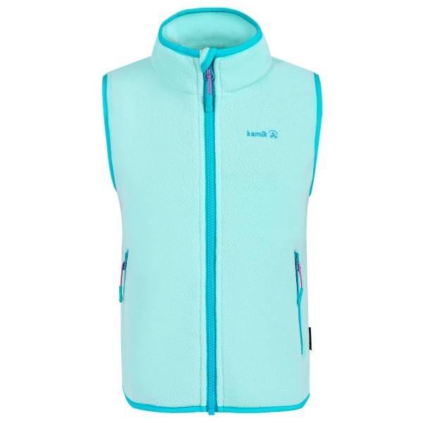 Kamik Kid's Dawn Fleecevest Børn størrelse 122 farve turkis