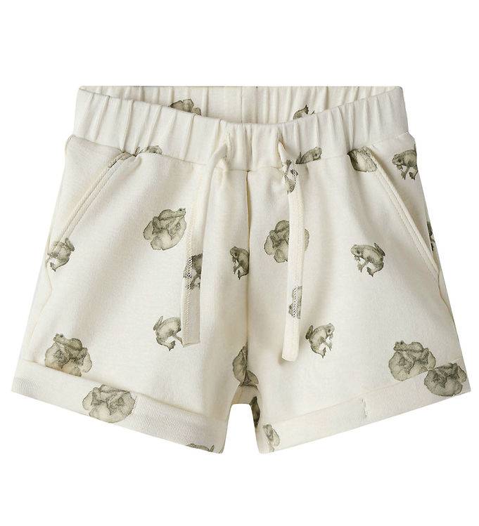 Lil' Atelier Shorts - NbmGayo - Coconut Milk/Frog - Lil Atelier - 62 - Shorts