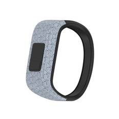 Urrem til Garmin Vivofit Jr. Med Mønster-Tribal mønster sort (7)-Large