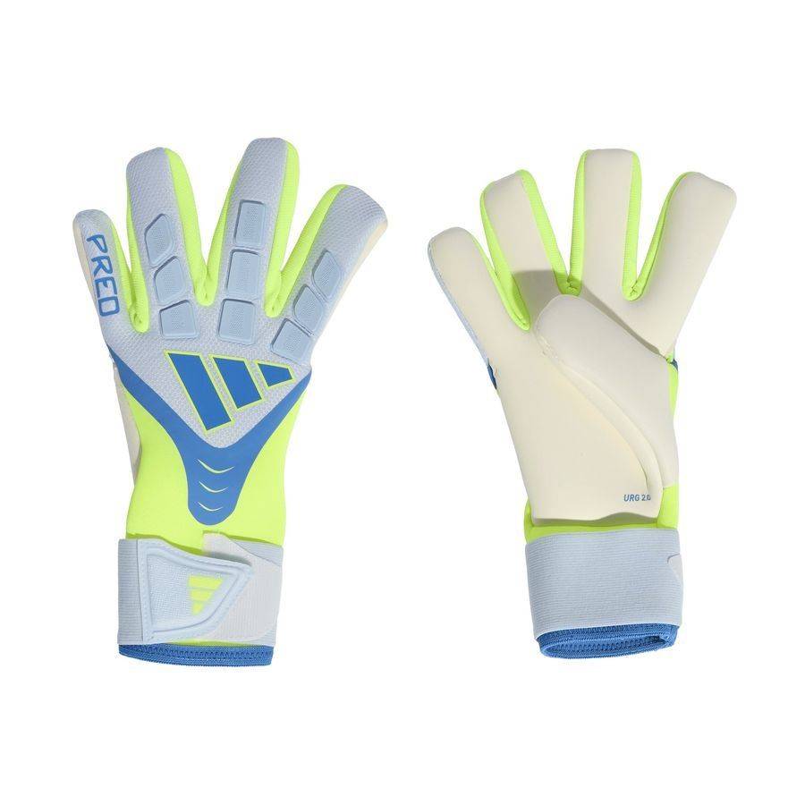 adidas Målvaktshandske Predator Competition Ice Cold Precision - Crystal Sky/Ray Blue/Gul - ['Blå'] (8)