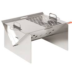 Bærbar gasgrill BBQ rustfrit stål 52 x 40 x 31 cm