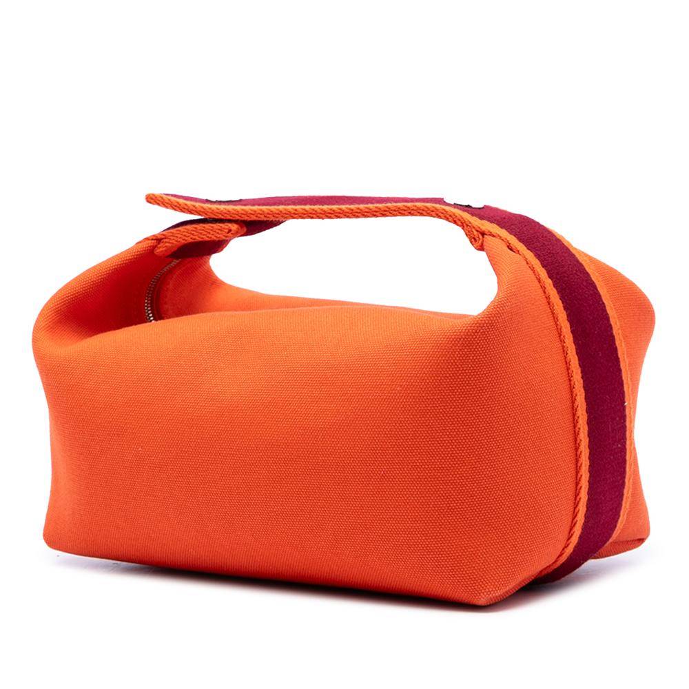 Hermès Vintage Pouch Stl. - Necessär Från Magasin - Orange (L 13cm x W 20cm x D 12cm)