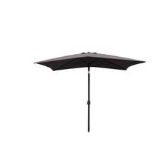 HOFFMANN Alu parasol cordoba 2x3m m/tilt - grå