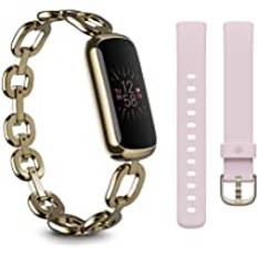 Fitbit Luxe Health & Fitness Tracker with 6-Month Fitbit Premium Membership Included, Stress Management Tools and up to 5 Days Battery,One Size(Pack of 1)