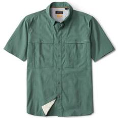 Orvis Open Air Caster Solid SS Skjorte Peack/Aloe